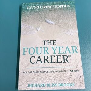The Four Year Career by Richard Bliss Brooke - Teal & Sand Cover